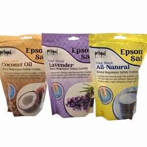 Lot of 3 Primal Elements Epsom Salt Foot Soak 1 Lbs Each NIP
